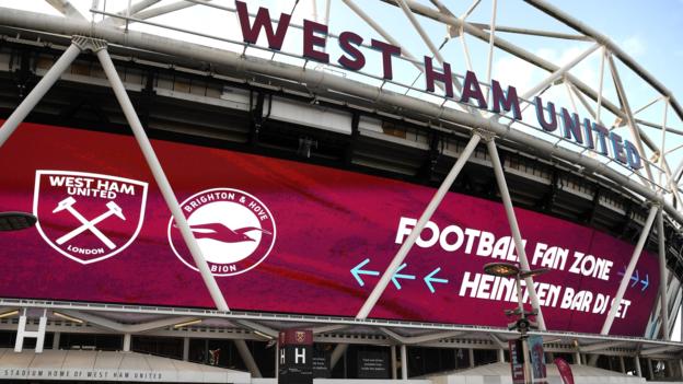 Environment Two West Ham fans arrested for alleged homophobic gestures