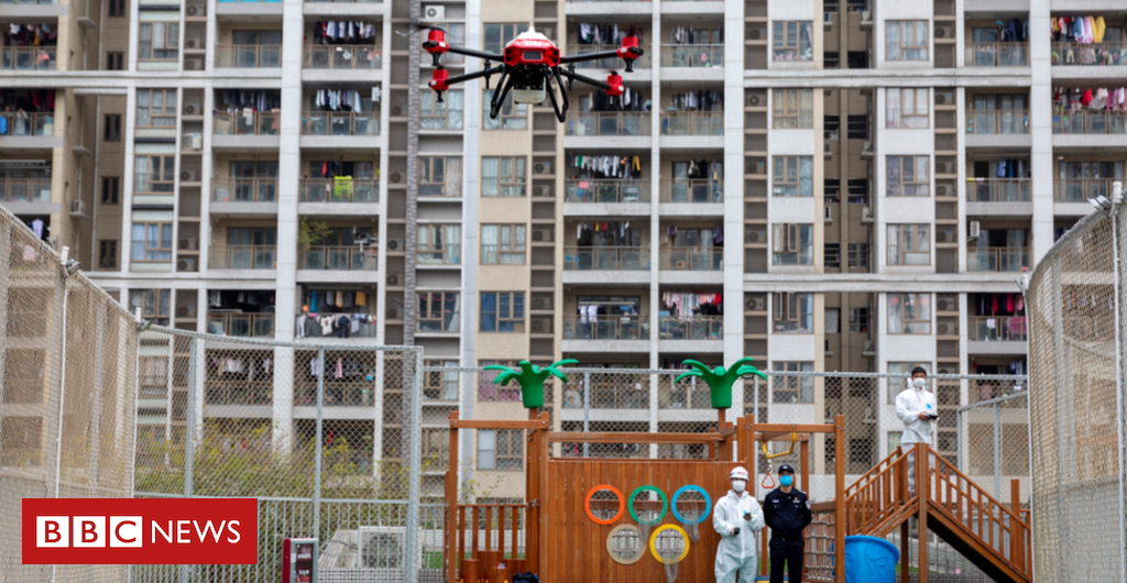 Technology Coronavirus: Should the UK use drones to disinfect public spaces?