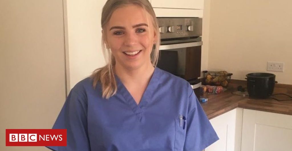 Environment Coronavirus: Girl, 17, works at hospital after A-levels cancelled