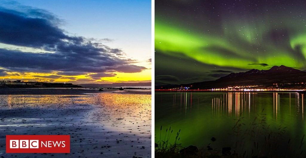 In_pictures In pictures: Seaside photos taken 800 miles apart
